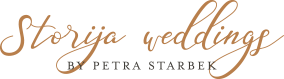 Organizacija porok Storija Weddings, Mednarodno priznana načrtovalka porok Petra Starbek - Logo