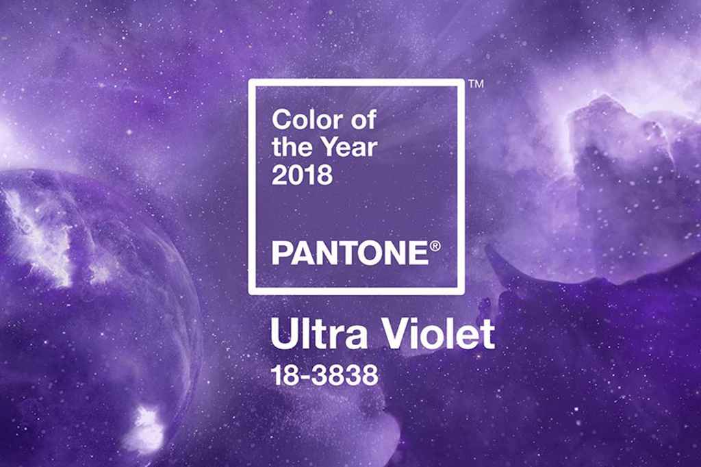 Poročna barva leta 2018 po izboru Pantone je ultravijolična. Foto: Pantone