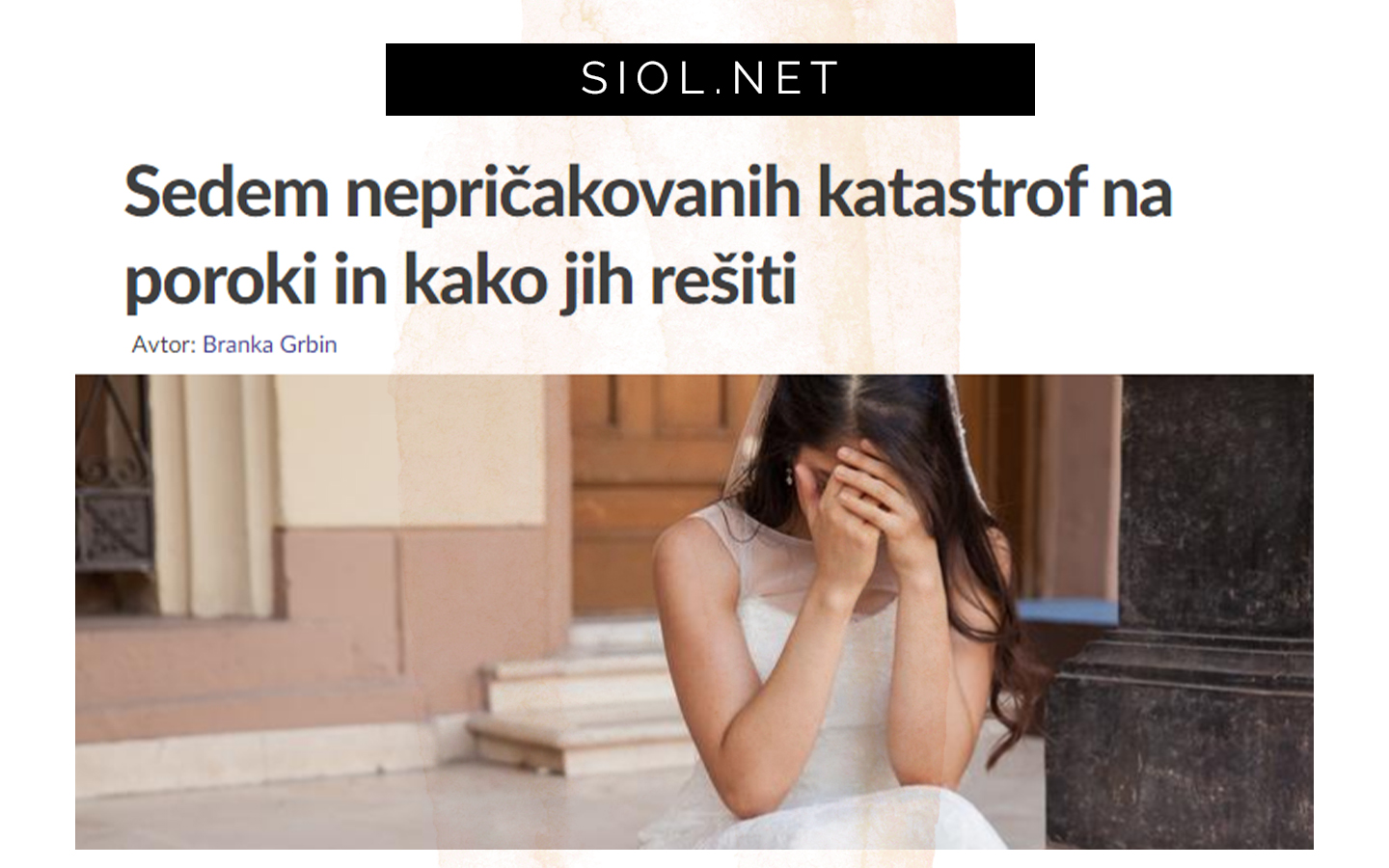 Kaj se lahko na poroki zalomi?