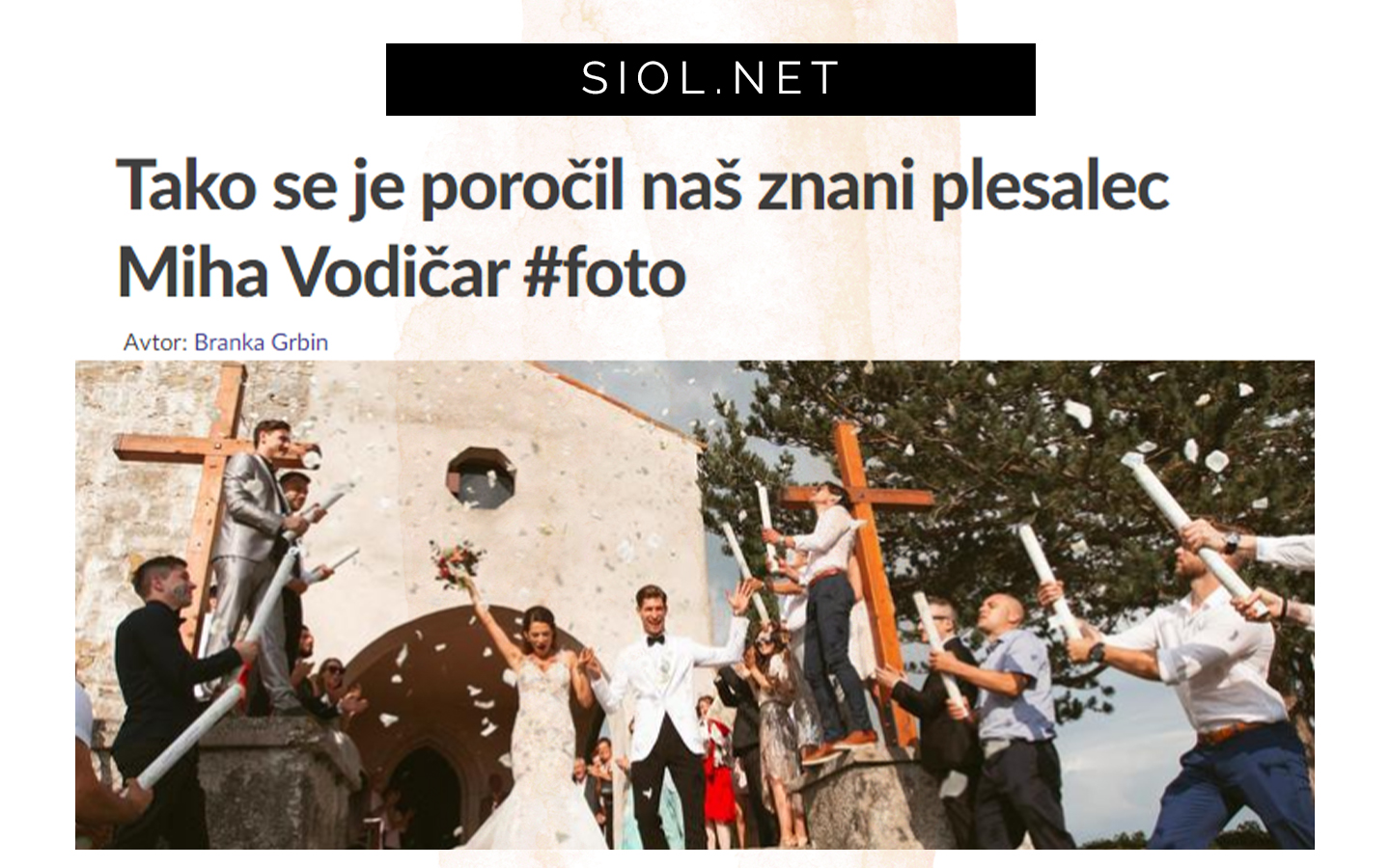 Poroka Mihe Vodičarja v Brdih