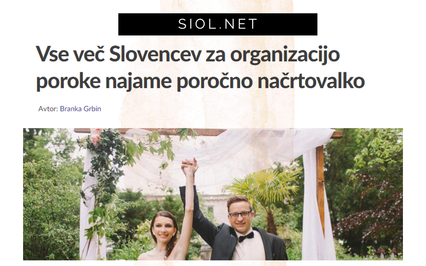 Zakaj najeti organizatorja poroke / načrtovalca poroke?